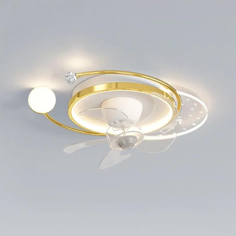 Moderne luxueuze sterrenlamp met plafondventilator | boxzora