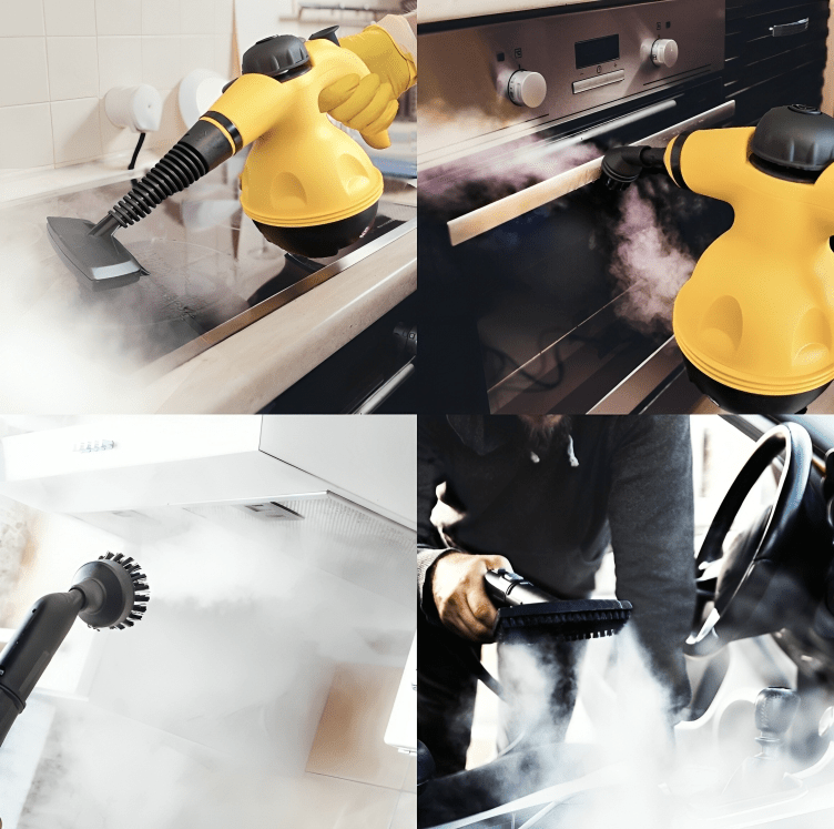 Steamforce omfattande ångtvätt – åtta tillbehör, design för flera ytor