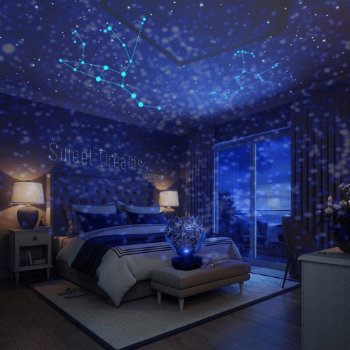 STELLARLIGHT galaxprojektor — animerad stjärn- och nebulosalampa för rummet