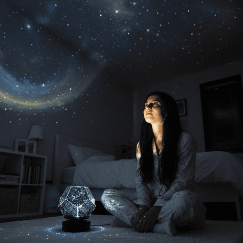 STELLARLIGHT galaxprojektor — animerad stjärn- och nebulosalampa för rummet