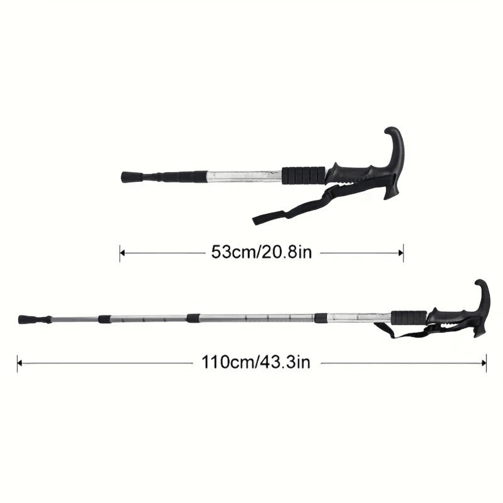 Stepalu bastoncini da trekking telescopici regolabili — Impugnatura ergonomica