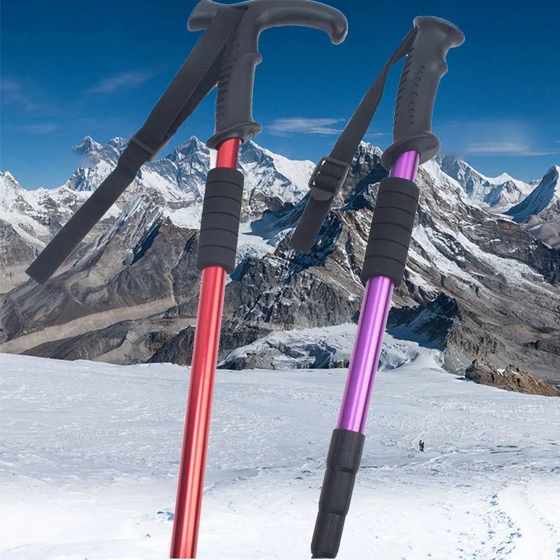 Stepalu bastoncini da trekking telescopici regolabili — Impugnatura ergonomica