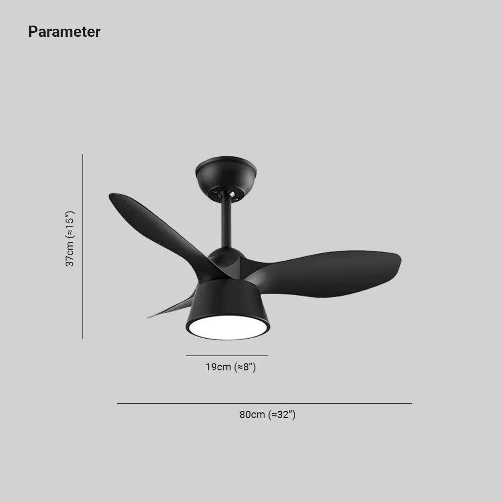 LED-loftventilatorlampe med ventilator til stuen | boxzora
