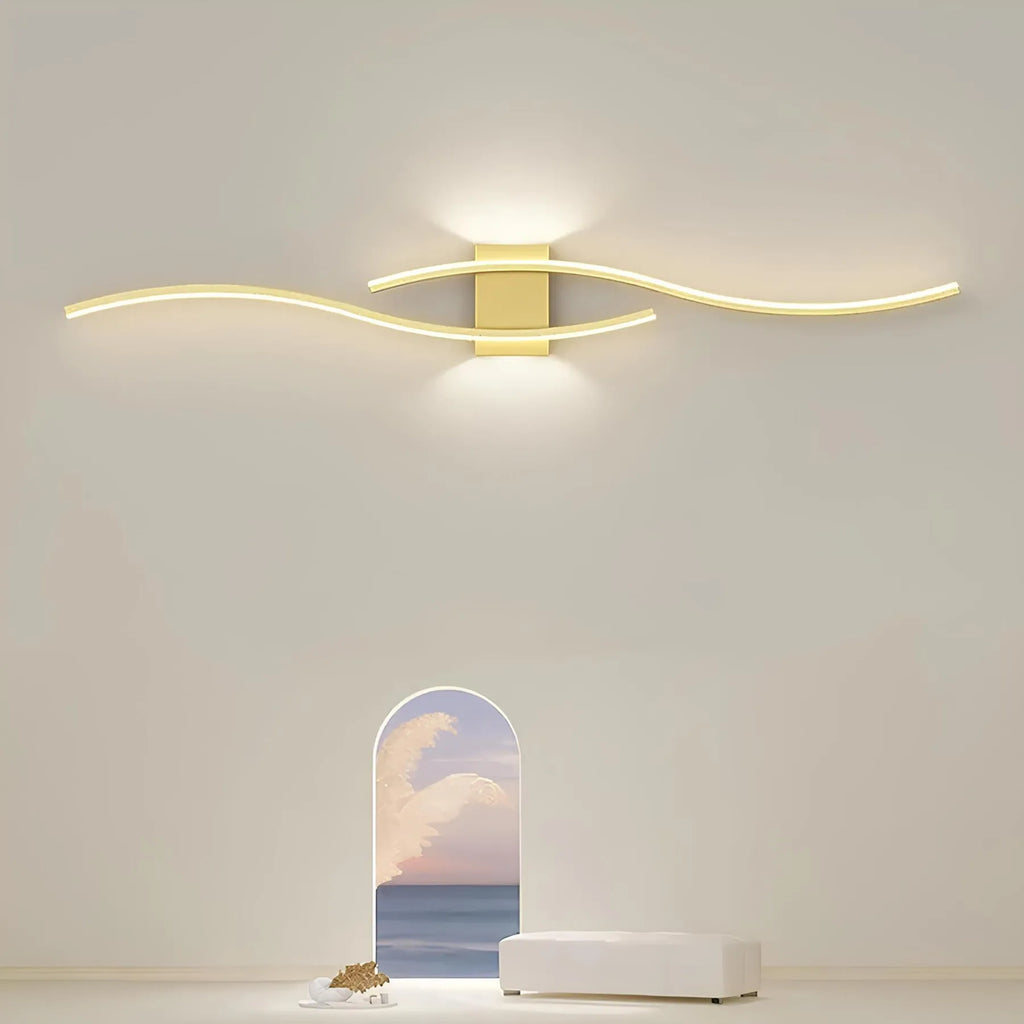 Lampă de perete tip bandă lungă - lumină LED liniară cu intensitate reglabilă