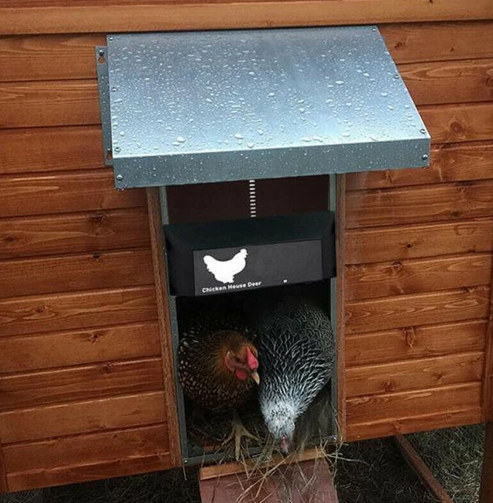Heavy Duty Manual Metal Chicken Coop Door