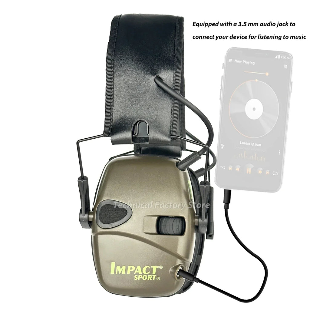 SoundShield Tactical Hearing Protection — 23dB Rating, Omnidirectional Microphones