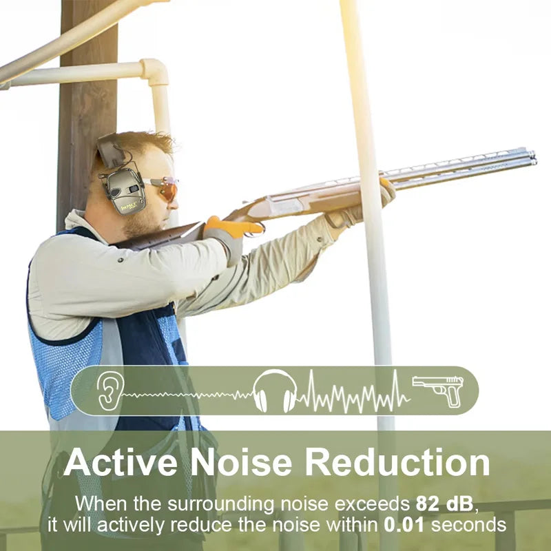 SoundShield Tactical Hearing Protection — 23dB Rating, Omnidirectional Microphones