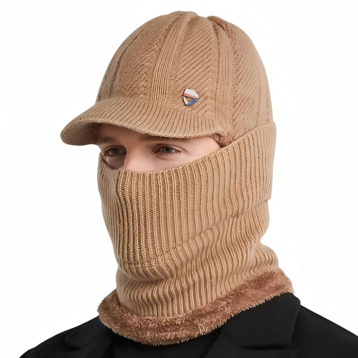 Thermal Balaclava With Structural Visor — 3-In-1 Head, Neck & Face Coverage