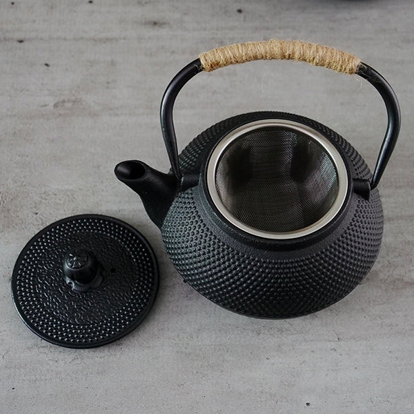 Théière japonaise Koto en fonte noire