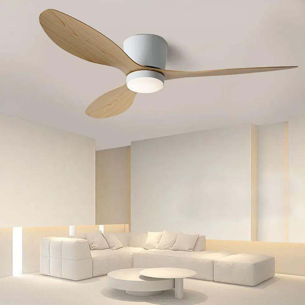 Ventilador de techo moderno con luz y diseño silencioso con inversor | boxzora