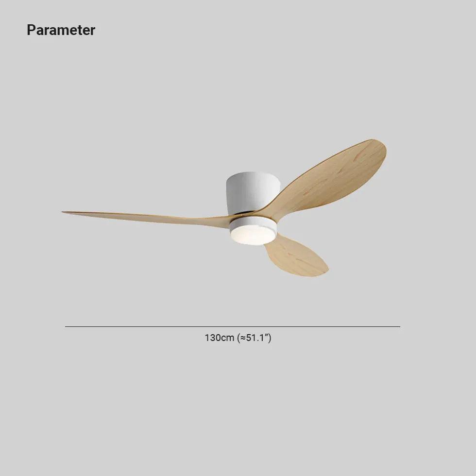 Ventilador de techo moderno con luz y diseño silencioso con inversor | boxzora