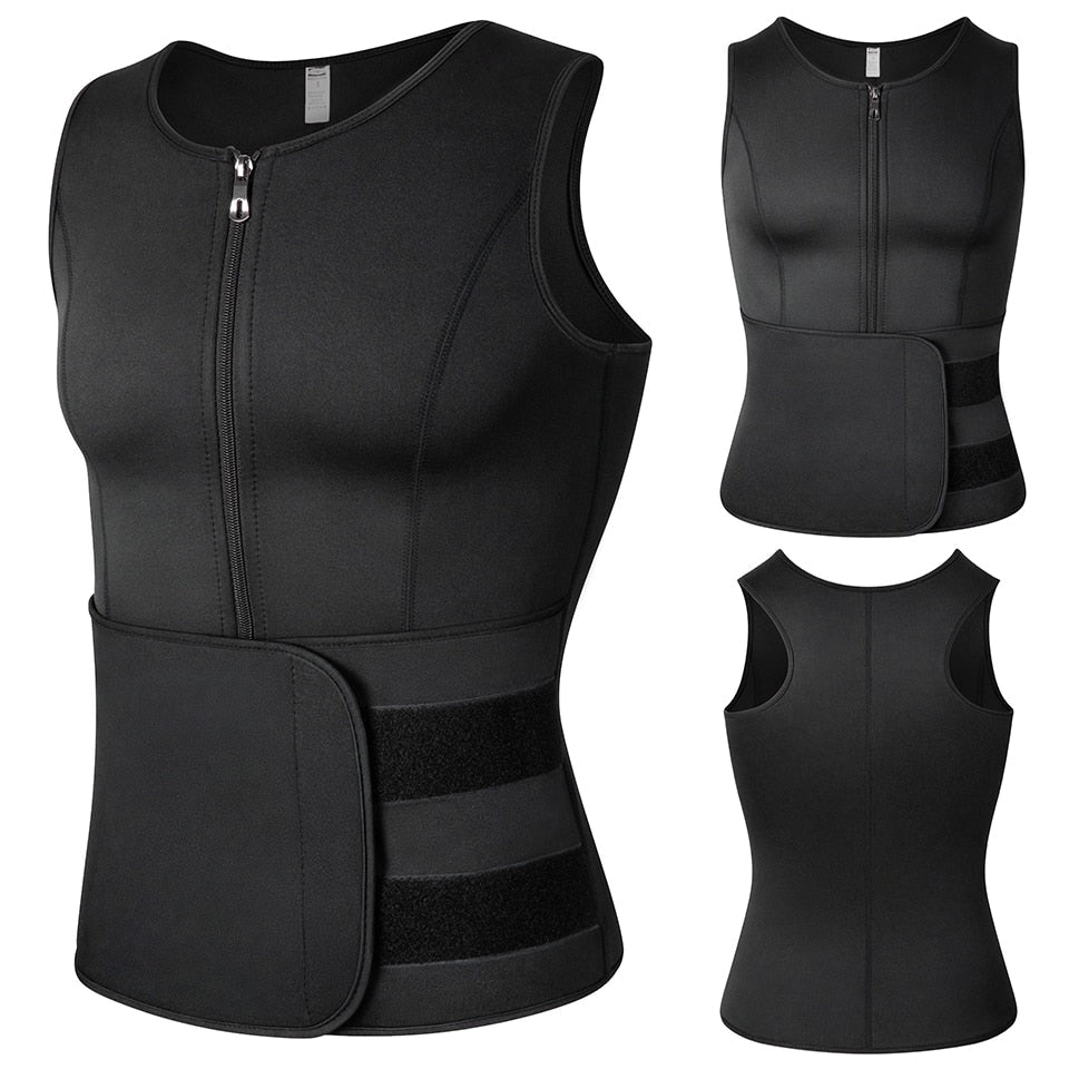Lichtgewicht compressietrainingsvest — Ademend, contoured model met stabiliserende ondersteuning van de core