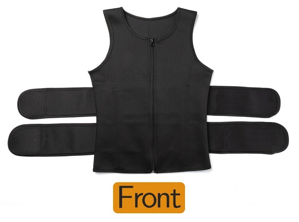 Lichtgewicht compressietrainingsvest — Ademend, contoured model met stabiliserende ondersteuning van de core