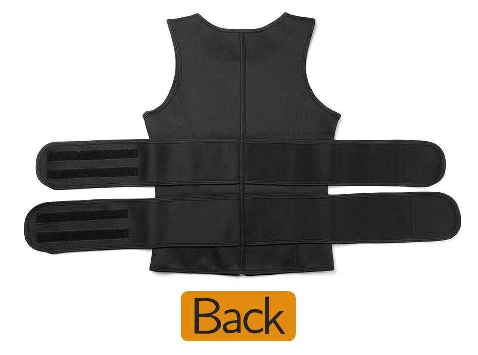 Lichtgewicht compressietrainingsvest — Ademend, contoured model met stabiliserende ondersteuning van de core