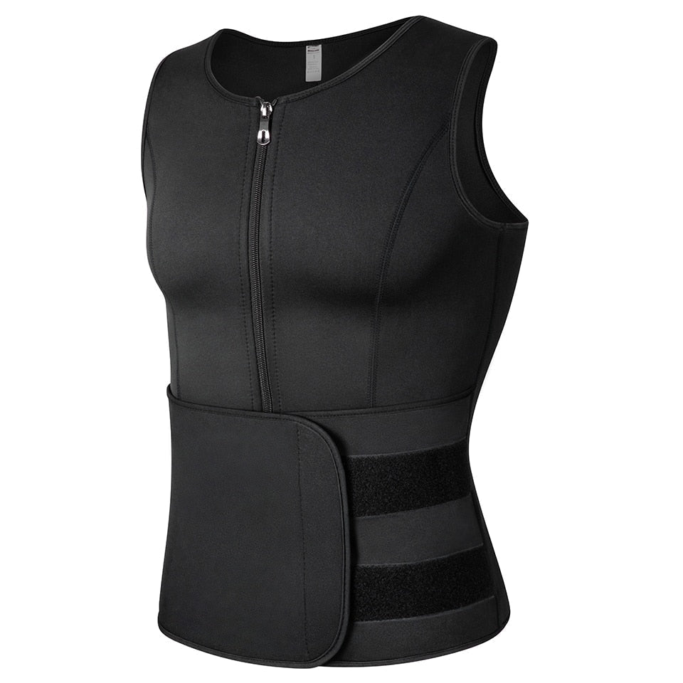 Lichtgewicht compressietrainingsvest — Ademend, contoured model met stabiliserende ondersteuning van de core