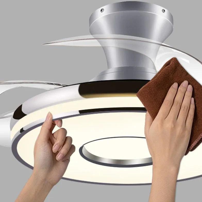 Minimalist Invisible Variable Fan Bedroom Ceiling Light | boxzora