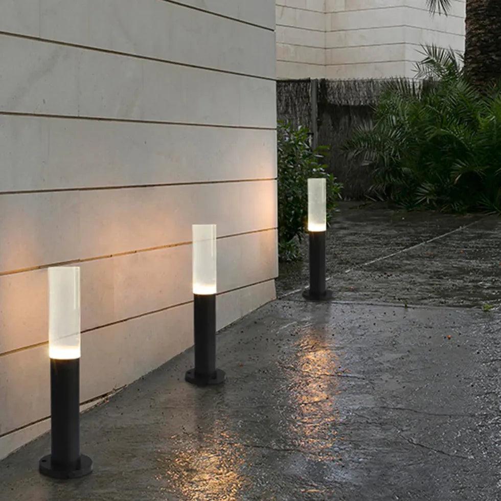 Cilindervormige led-buitenlampen op zonne-energie | boxzora