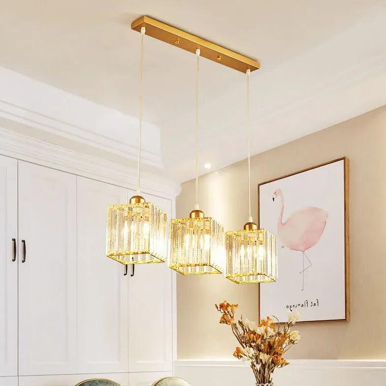 Hanglamp van kristalglas in Nordic Black Design | boxzora
