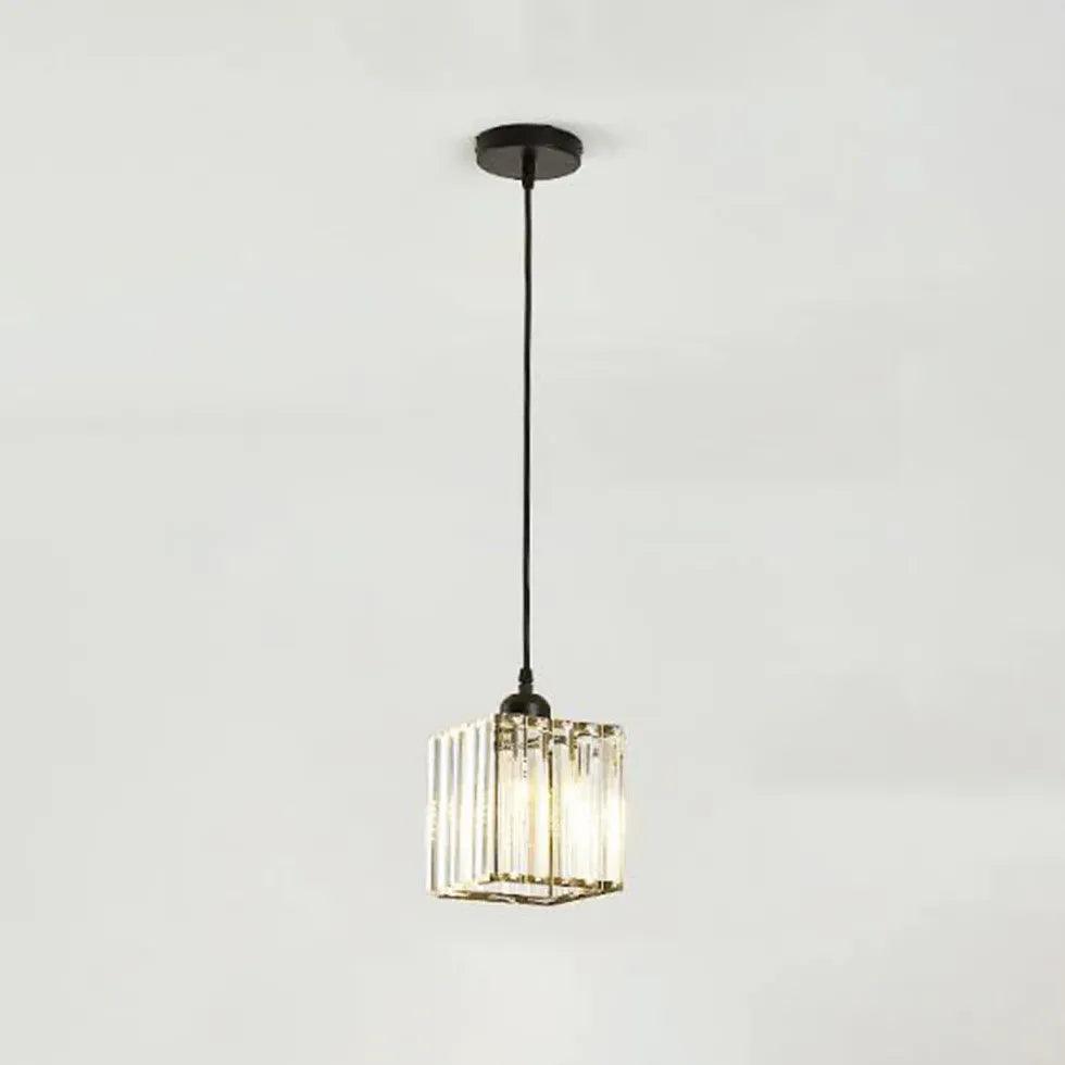 Hanglamp van kristalglas in Nordic Black Design | boxzora