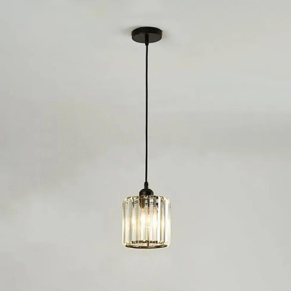 Hanglamp van kristalglas in Nordic Black Design | boxzora