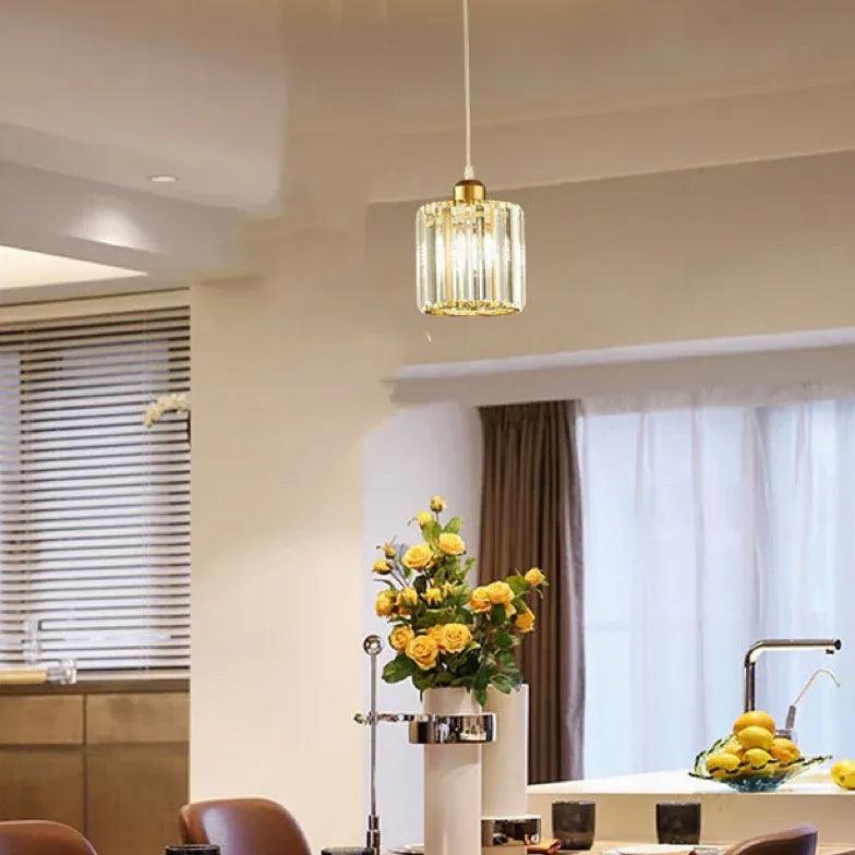 Hanglamp van kristalglas in Nordic Black Design | boxzora
