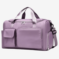 Romslig duffelbag – lett design, hovedåpning med glidelås i full lengde, skokompartement