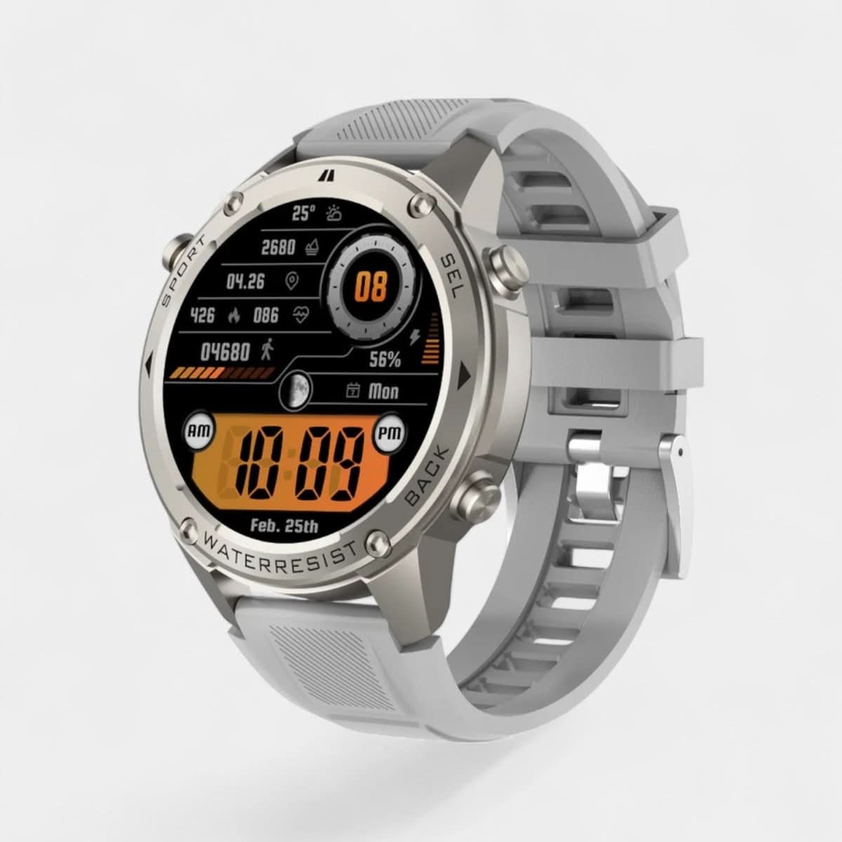 Smartwatch GPS robusto TrekSight X — Monitoraggio completo dell'attività fisica