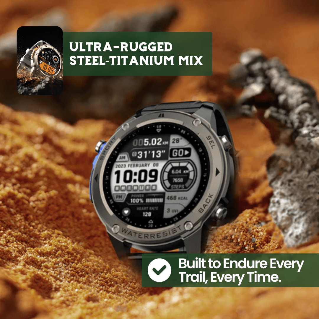 Smartwatch GPS robusto TrekSight X — Monitoraggio completo dell'attività fisica