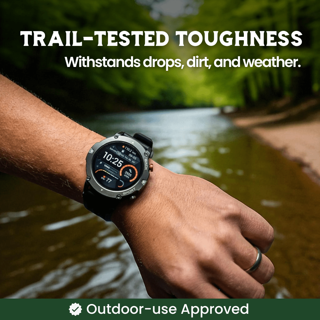 Smartwatch GPS robusto TrekSight X — Monitoraggio completo dell'attività fisica