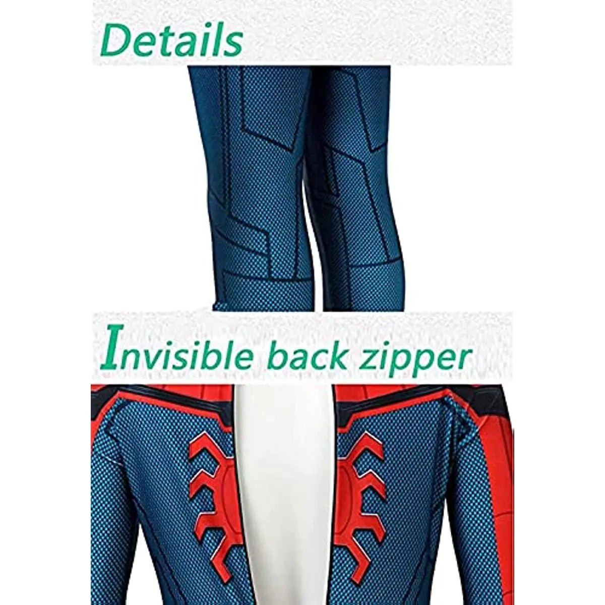 COSTUME ULTIMATE SPIDER-MAN — Tuta autentica elasticizzata ad alta elasticità a copertura integrale