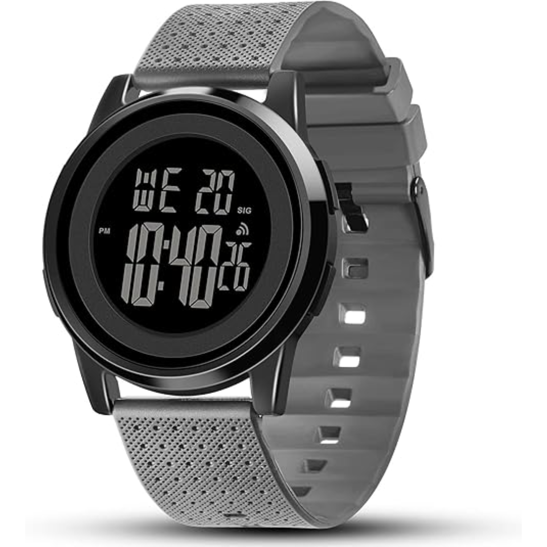 Reloj deportivo digital impermeable Charlie para hombre — diseño ultradelgado