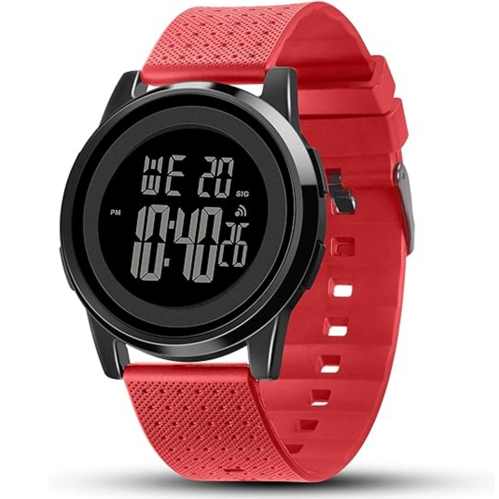 Reloj deportivo digital impermeable Charlie para hombre — diseño ultradelgado