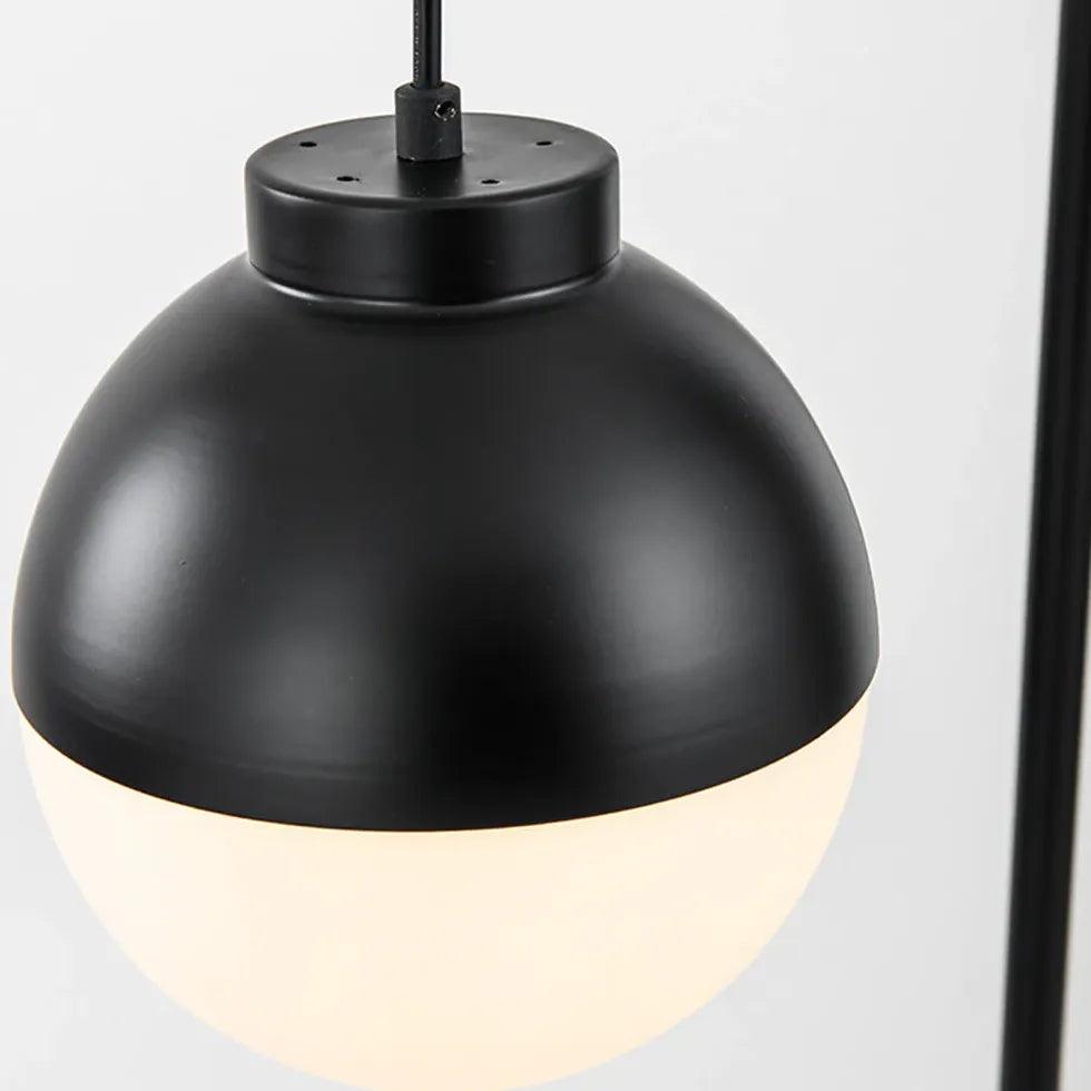 Lámpara de pie moderna arqueada con bola para la sala de estar | boxzora