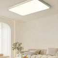 Cremefarvede LED-loftlamper med øjenbeskyttelse til stuen | boxzora