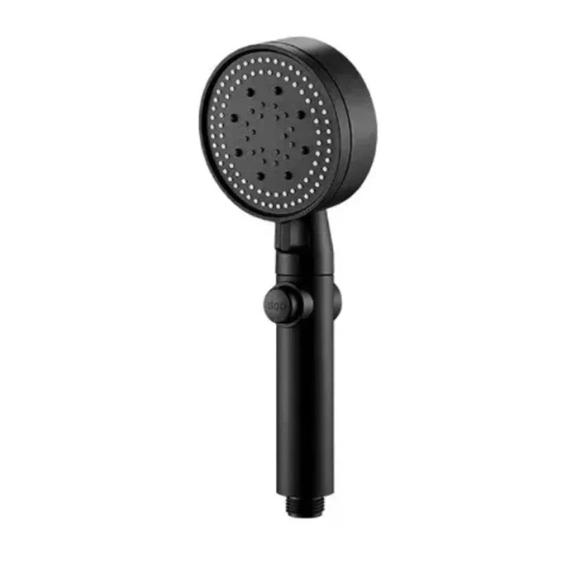 Sprchová hlavice s nízkým tlakem a 5 režimy — tlačítko Stop, mikrotrysky 0.4 mm