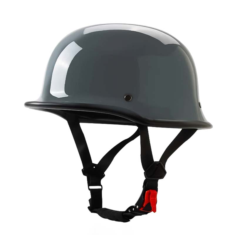 Połowa kasku motocyklowego — stylowy profil, pełna ochrona