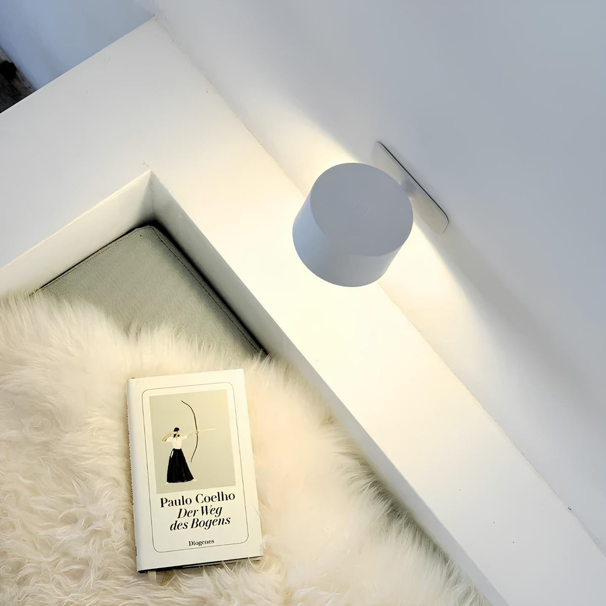 Luz de pared recargable y ajustable de 360° — con batería, inalámbrica, instalación sin herramientas
