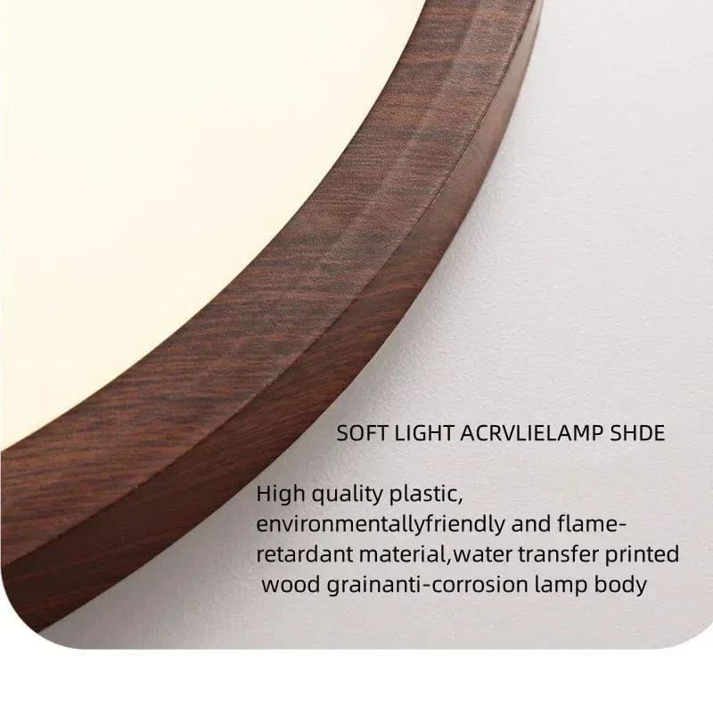 LED-taklampa — ultratunn trädesign, dimbar och dammtät