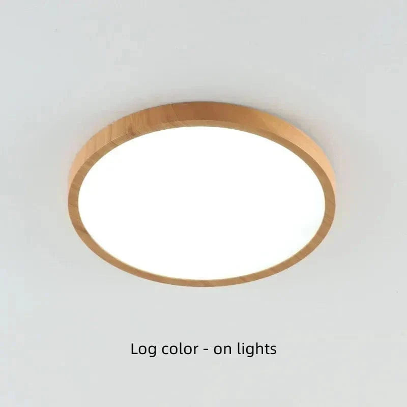 LED-taklampa — ultratunn trädesign, dimbar och dammtät