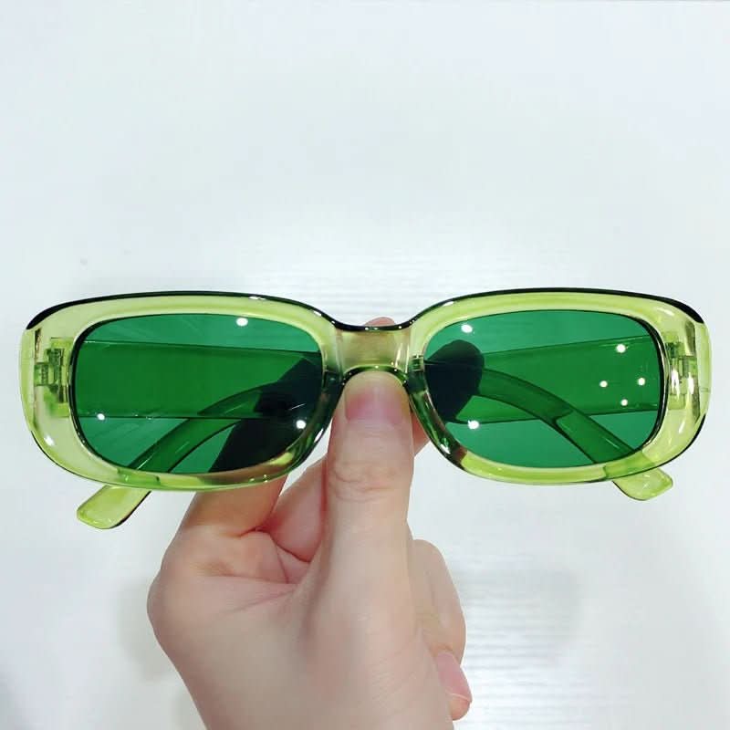 Ochelari de soare clasici, dreptunghiulari, Vinta Shade — lentile anti-reflexie UV400, protecție împotriva razelor UV