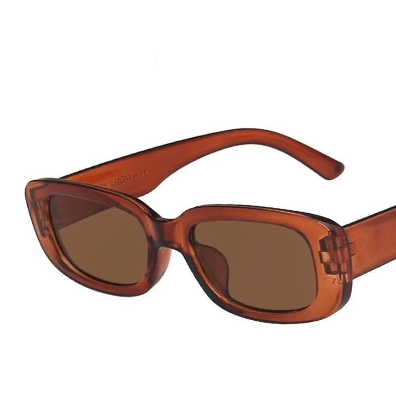 Ochelari de soare clasici, dreptunghiulari, Vinta Shade — lentile anti-reflexie UV400, protecție împotriva razelor UV