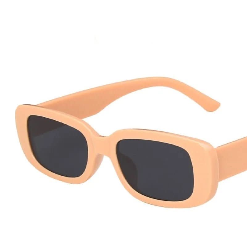 Ochelari de soare clasici, dreptunghiulari, Vinta Shade — lentile anti-reflexie UV400, protecție împotriva razelor UV