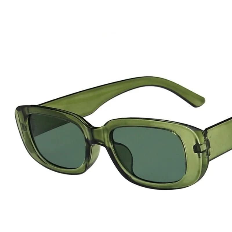 Ochelari de soare clasici, dreptunghiulari, Vinta Shade — lentile anti-reflexie UV400, protecție împotriva razelor UV