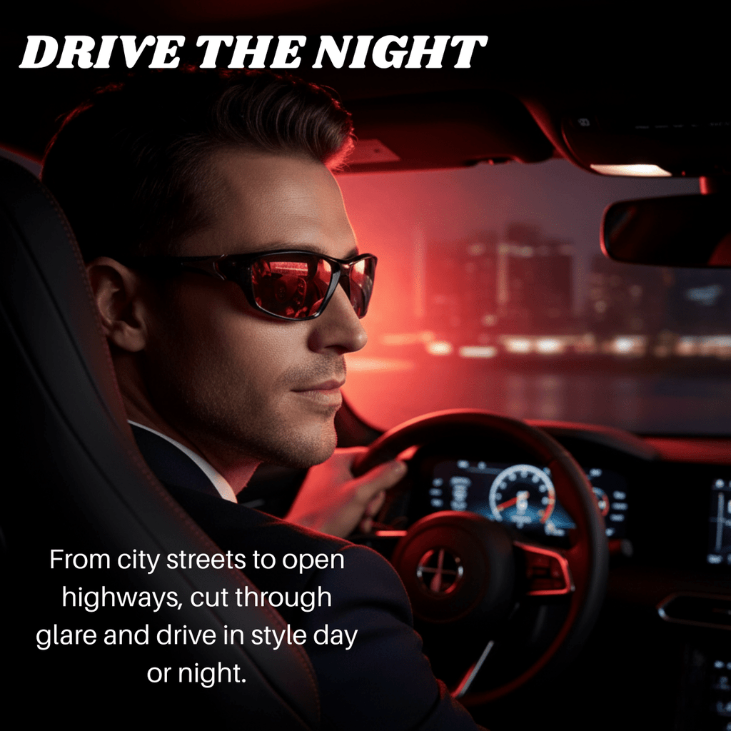 VISIONEDGE Polarized Sunglasses — UV400 Protection, Rubber Grip