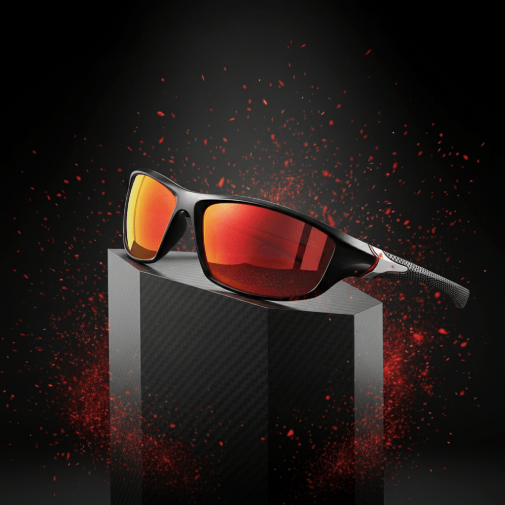 VISIONEDGE Polarized Sunglasses — UV400 Protection, Rubber Grip