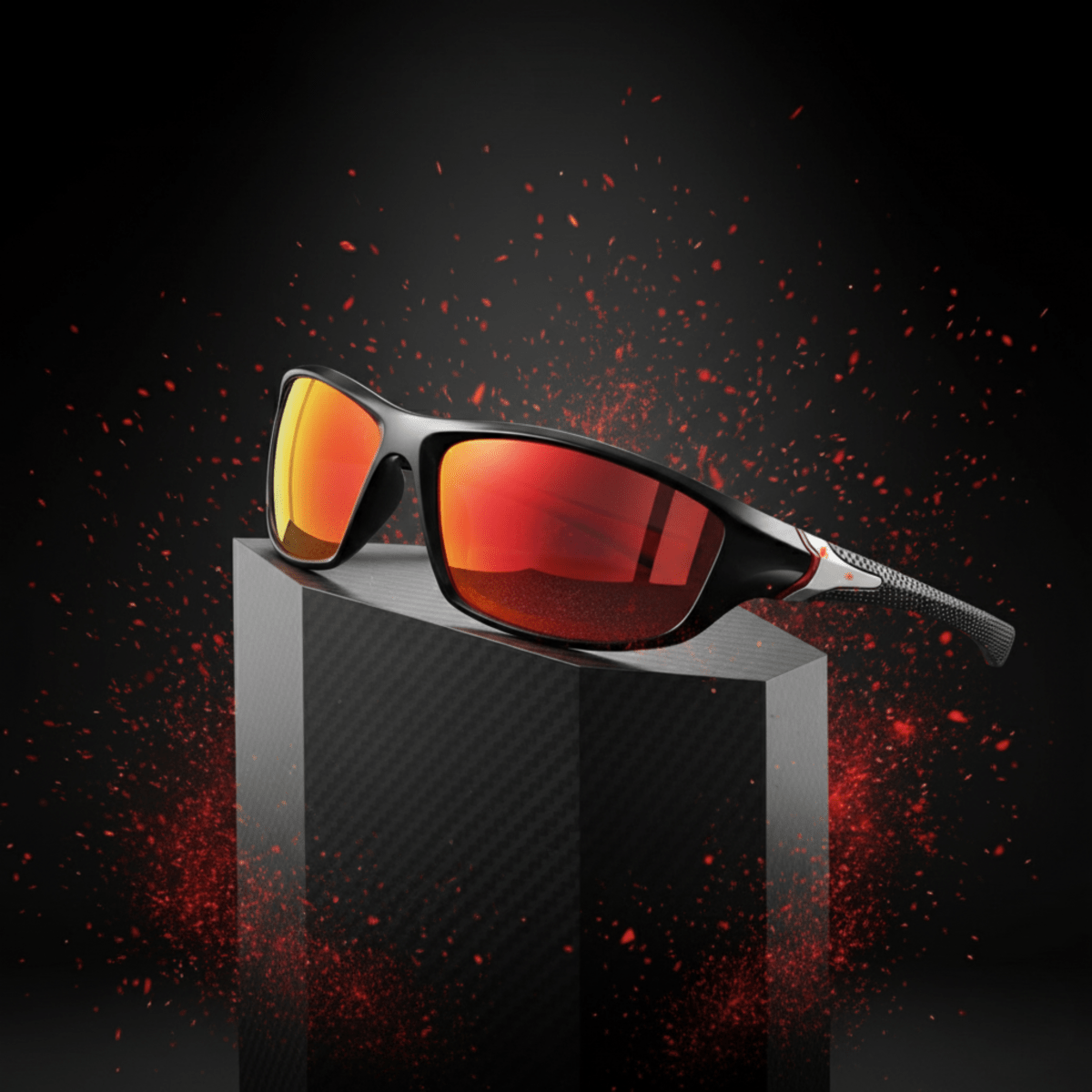 VISIONEDGE Polarized Sunglasses — UV400 Protection, Rubber Grip