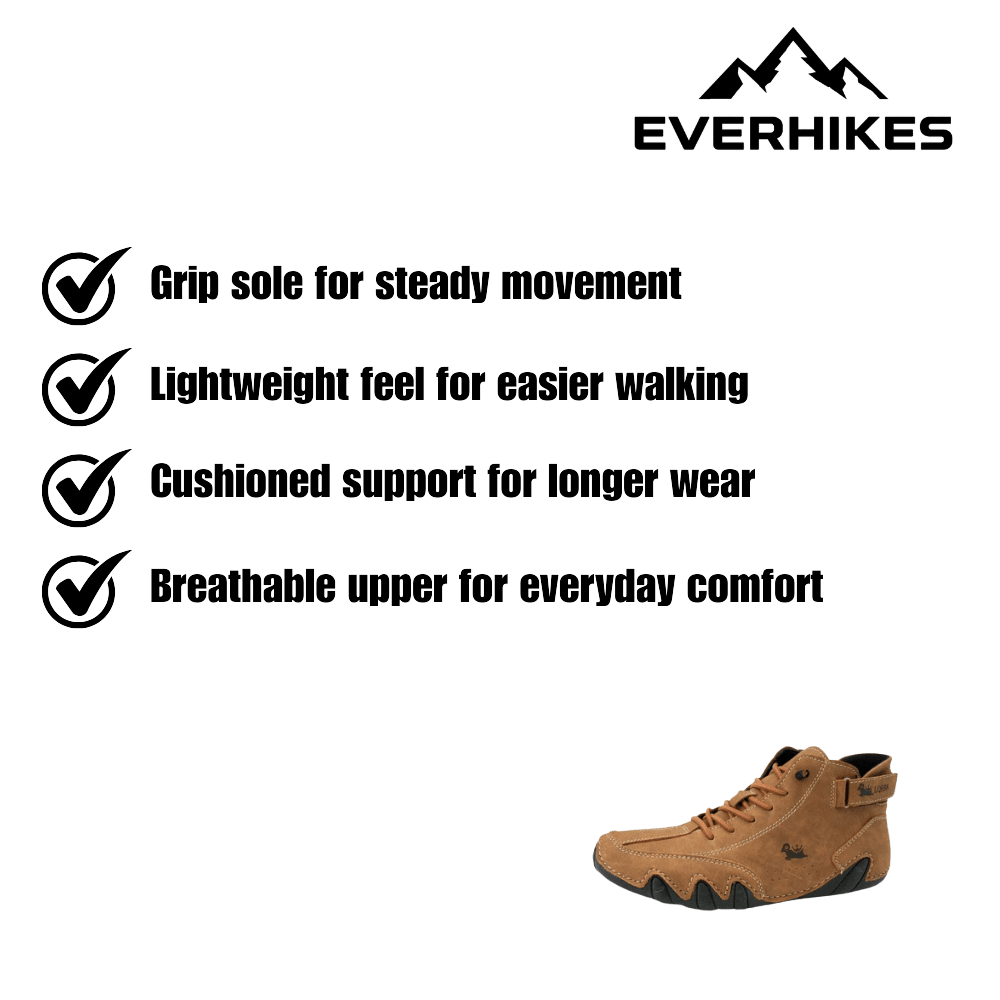 Ultralichte wandelschoenen — ademend, stevige grip, profielzool