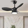 LED-loftventilatorlampe med ventilator til stuen | boxzora