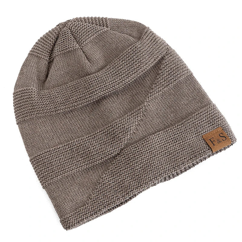 Luna Warm Winter Beanie — Fleece Interior, Soft Knit Fabric