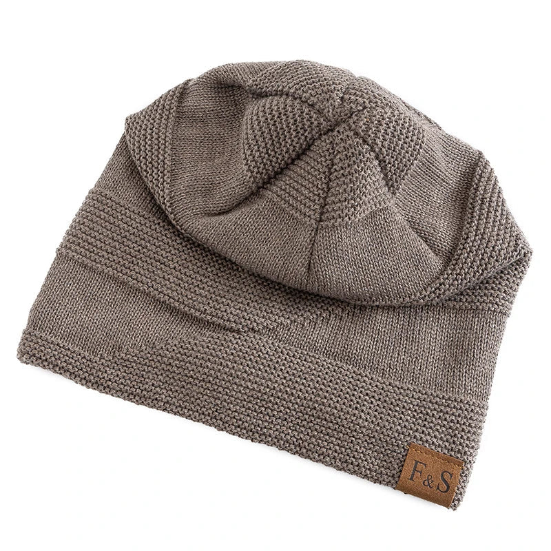 Luna Warm Winter Beanie — Fleece Interior, Soft Knit Fabric